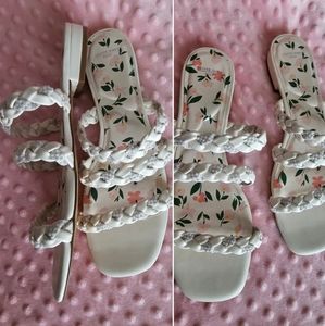 Draper James RSVP white sandals WMNS 8.5